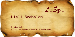 Lieli Szabolcs névjegykártya